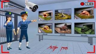 Yuta Mio Panik Buat Banyak CCTV Merekam PASUKAN MONSTER IKAN TERJELEK Di Kota Sakura 😱