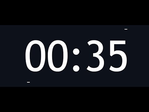 35 seconds Timer | count up timer | Thirty Five seconds clock