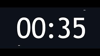35 seconds Timer | count up timer | Thirty Five seconds clock