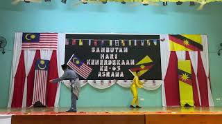 Tandak Melayu Sarawak ll Sambutan Kemerdekaan ke-65 Asrama SMK Beladin 2022