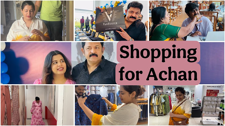 Shopping for Achan | Diya Krishna | Ozy Talkies