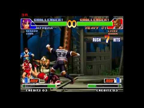kof 98 clone bug athena vs heavy d