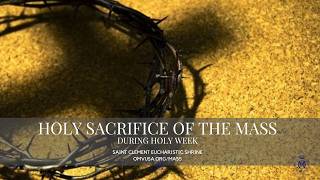 Mass for Monday of Holy Week (March 30, 2026)