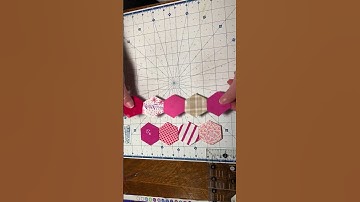 Hexagon English Paper Piecing #shorts