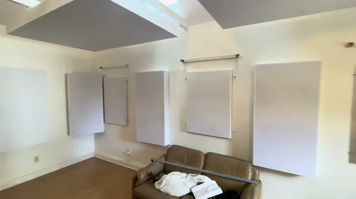 Recording Studio Install Complete With 17 Of Our 4” Standard White Bass Traps!