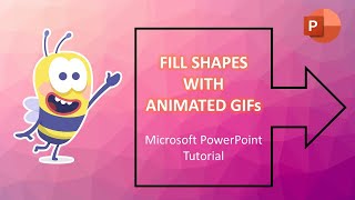 How To Fill Shapes With Animated GIF in Microsoft PowerPoint Tutorial