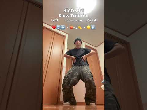 New Trend Rich Girl Slow Mirrored Dance Tutorial Shorts