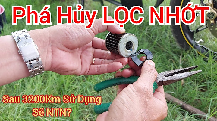 Lọc nhớt sirius fi giá bao nhiêu năm 2024