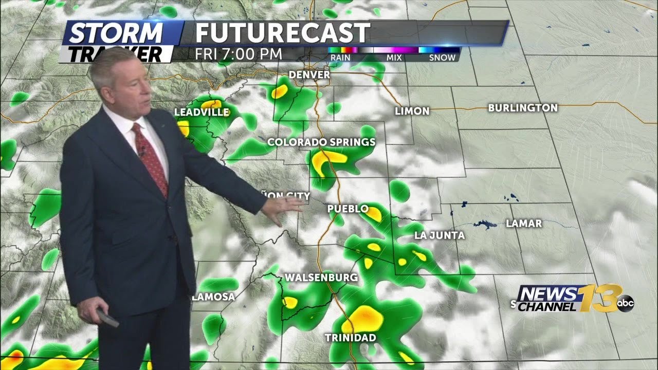 Hot with isolated thunderstorms possible Friday - YouTube