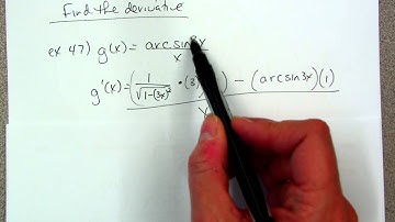 AB Calc, 5 6 Inverse Trig Function Differentiation