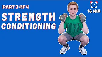 Kids Workout Video to Get Strong with Dumbbells | Part 3 of 4 in Conditioning Series   4K