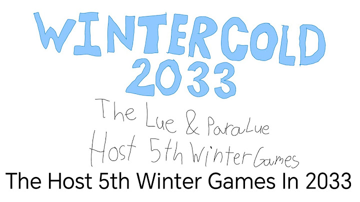 Lue Hosts The 5th Winter Games In 2033 In WINTERCOLD2033 [Mini World Creata Version]​