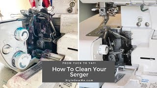 How To Clean and Oil A Dirty Serger