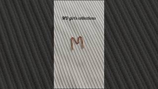 Wire alphabet letter making tutorial in tamil #wireart  #wireworks  #alphabet