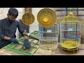 How to make a round bird cage  making beautiful round cage  master cage manufacturing company