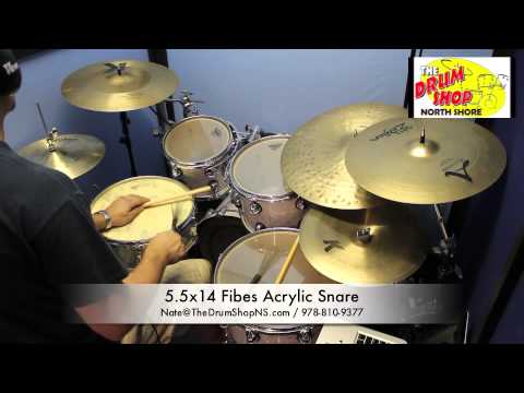 5.5x14 Fibes Acrylic Snare Drum - The Drum Shop North Shore