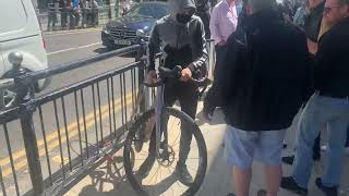Angle grinder bike thief caught red handed part 1