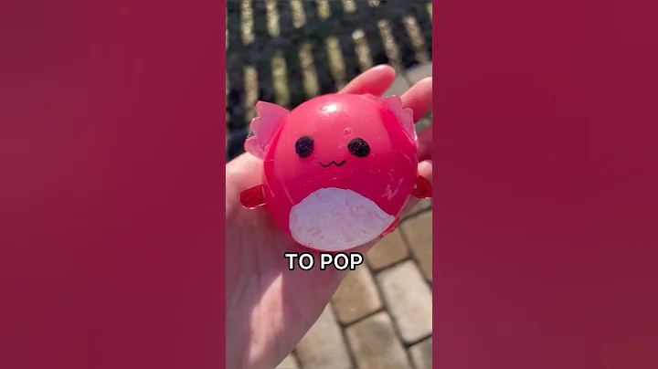 I DESTROYED My PINK AXOLOTL Nano Tape Squishmallow! 😭💖 *rip nano tape balloon*