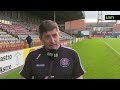 Post-match v Cork City: Declan Devine