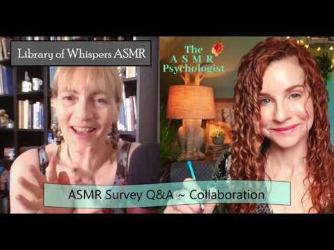 ASMR Survey Q&A - Soft Spoken Collab with @TheASMRPsychologist Plus Coloring In & Coffee!