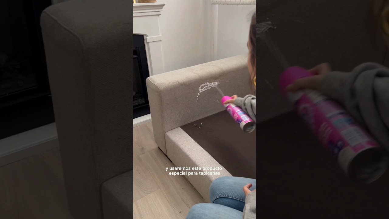 cómo limpiar la tapiceria del sofa  | Como limpiar la tapicería de tela del coche 