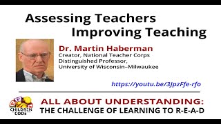 Dr. Martin Haberman  - Creator, National Teacher Corps