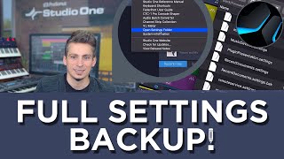 The Settings Folder In Studio One - All Preferences In One Place!