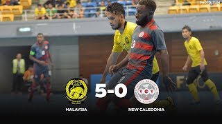 MALAYSIA 5 - 0 NEW CALEDONIA | INTERNATIONAL FUTSAL FRIENDLY MATCH HIGHLIGHTS