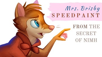 Mrs. Brisby  | SPEEDPAINT | The Secret of NIMH Fanart