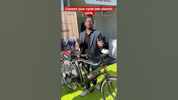 Convert your cycle into E-cycle Project by Chitkara University Students. #ecycle #electriccycles
