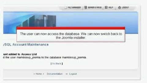 Joomla! 1.5 Tutorials:  Installing Joomla with cPanel