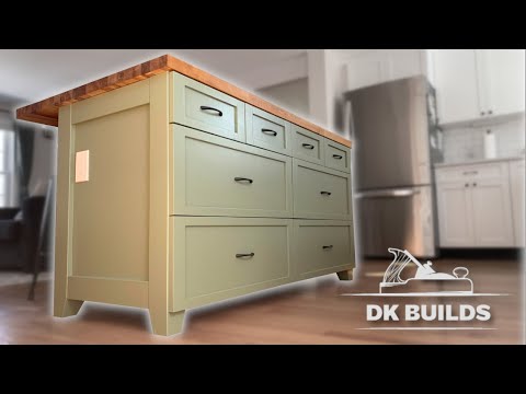 DIY Kitchen Island Workbench