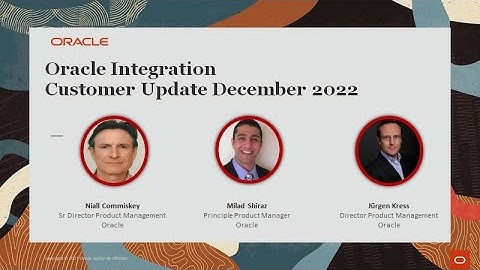 Oracle Integration Customer Product Update December 2022