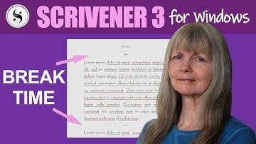 Scrivener 3 for Windows: Text Character Scene Break Separators