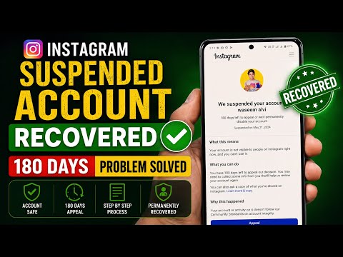 We Suspended Your Account 180 Day Problem | Instagram Account Suspend Recovery 2026 