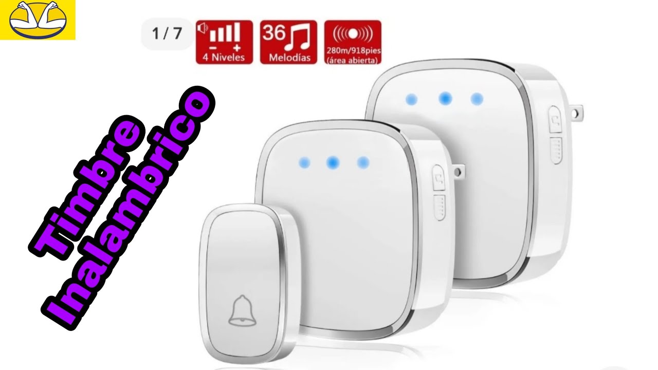 KERUI-timbre inalámbrico M525 para exteriores, Kit de timbre de puerta de  casa inteligente, alarma de seguridad con Flash LED, melodías de bienvenida  para casa - AliExpress