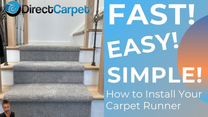 How to install a carpet runner on stairs - Cuckoo4Design