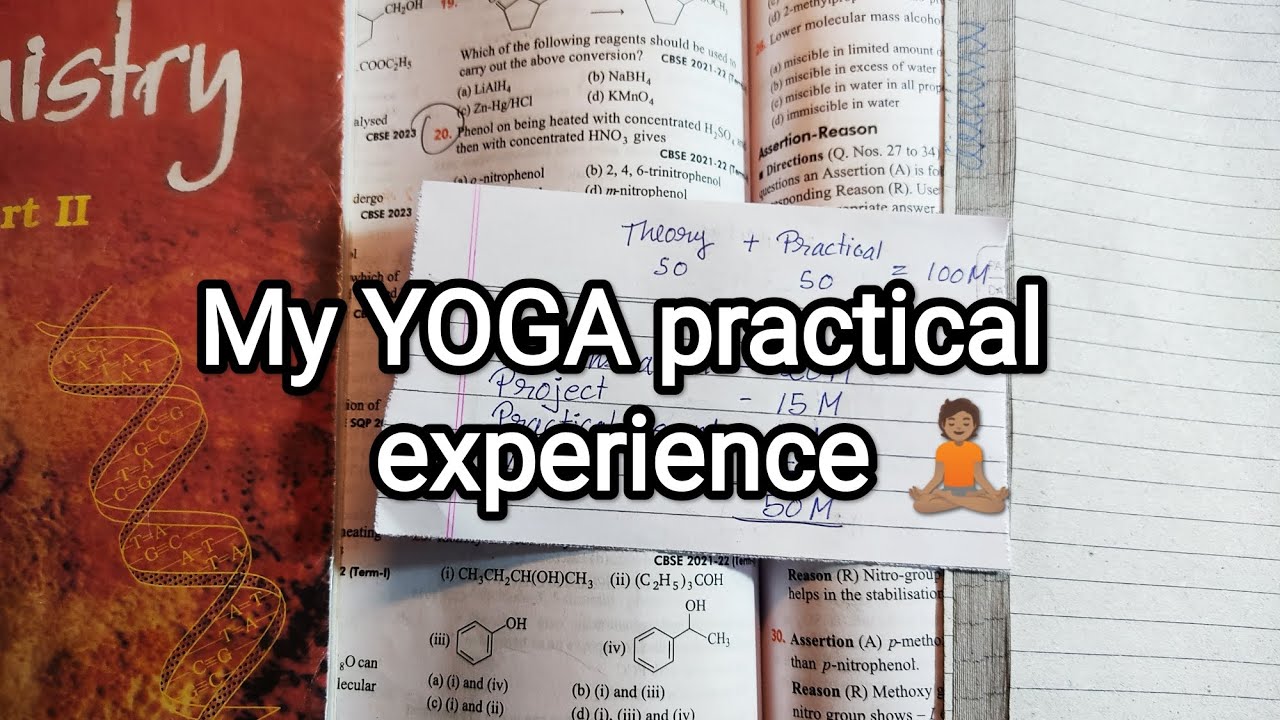 My yoga practical experience class 12 CBSE 