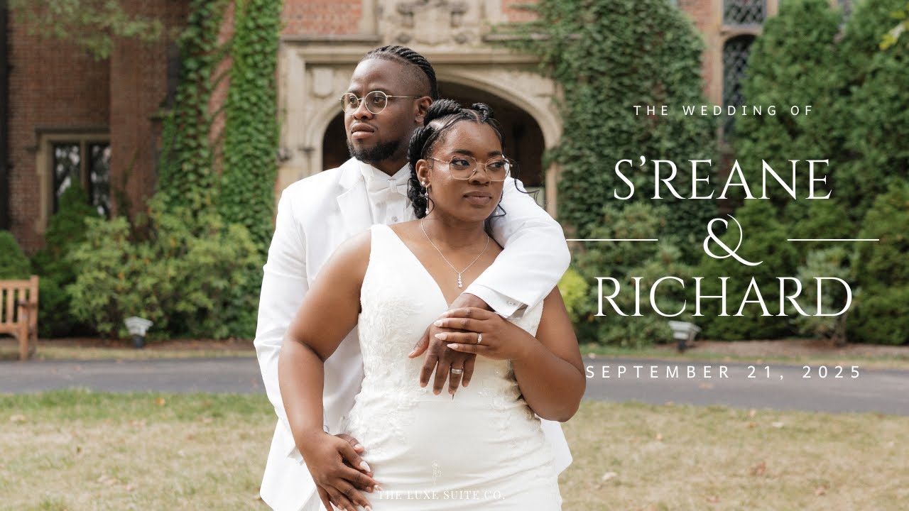 S’reane & Richard’s Timeless Wedding at Stan Hywet & LaPlace Events | Ohio | The Luxe Suite Co.