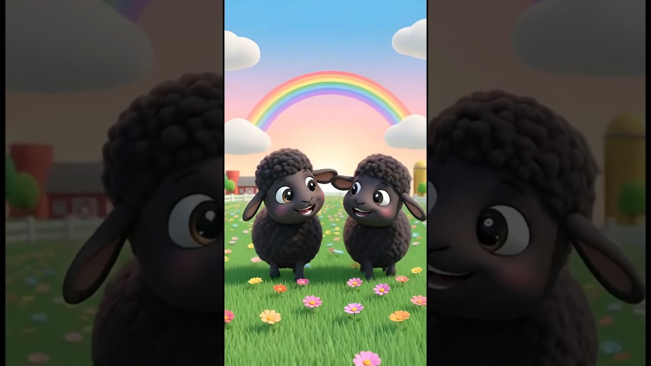 Kids Rhymes English 🎵 | Baa Baa Black sheep | Fun Action Song