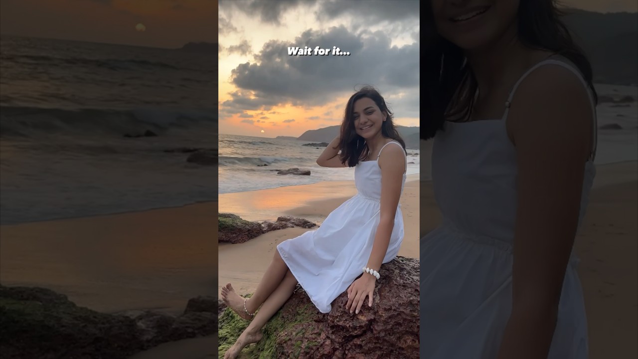 BEST view I saw in 2023 | Goa Beach | Goa sunset 🌊 