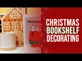 Decorating My Bookshelves for Christmas 2021 &amp; Target Decor Haul [CC]