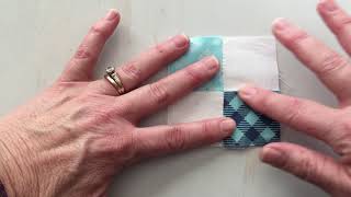 How to spin seams in Four Patch quilt blocks