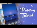 Painting Tutorial: Peaceful Beach (Oil Paint)