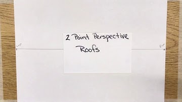 2 Point Perspective - roofs