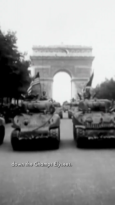 The Liberation of Paris #wwii #history #paris