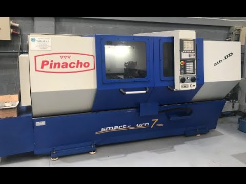 Torno CNC de ocasion Pinacho smart turn 7 - 310DD - YouTube