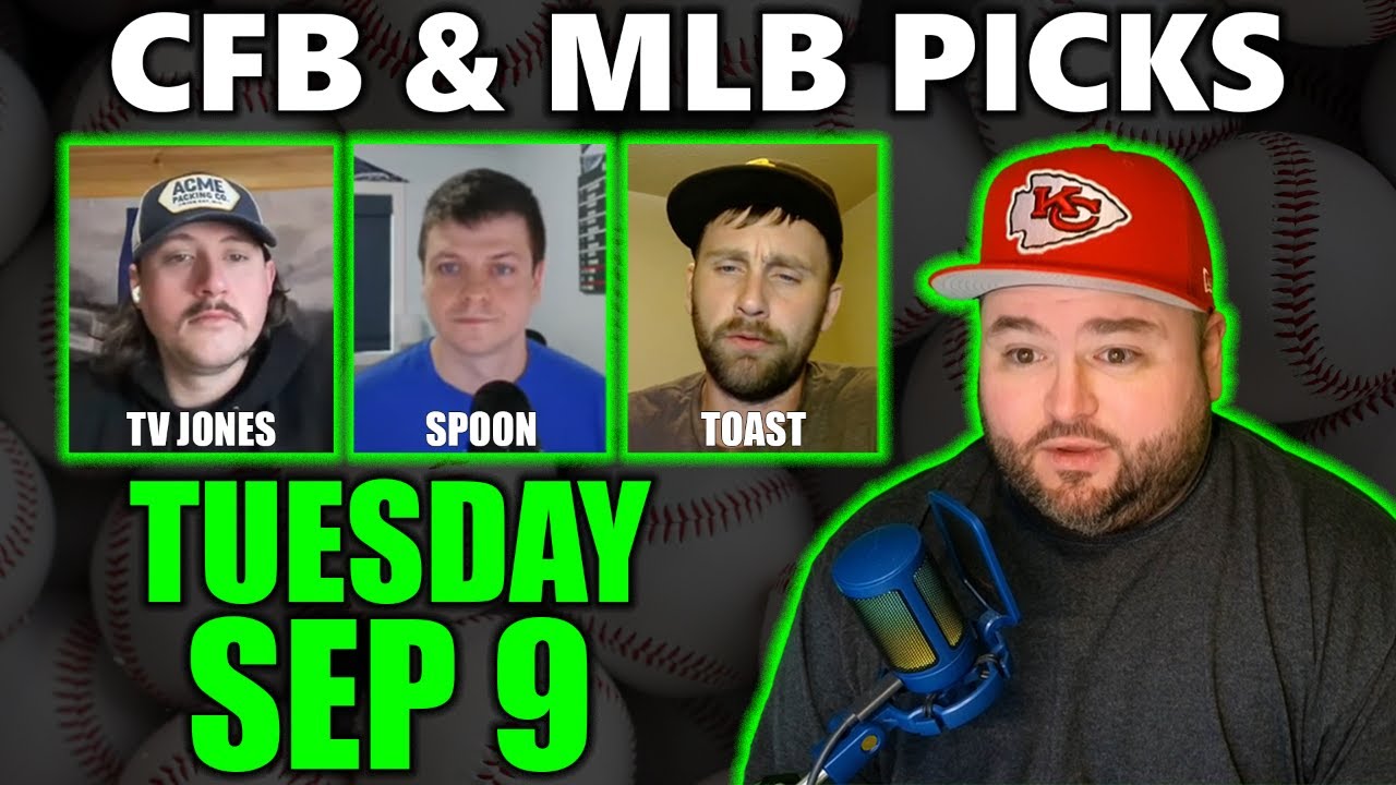 College Football & MLB Picks with Kyle Kirms | Tuesday September 9th