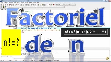 3-Calcul de factoriel d