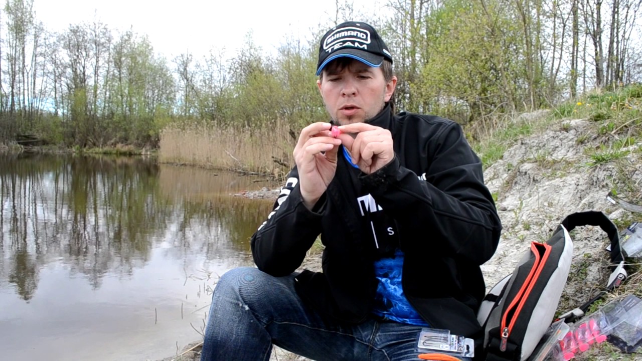 Неогруженная резина для ловли в корягах. Монтаж.